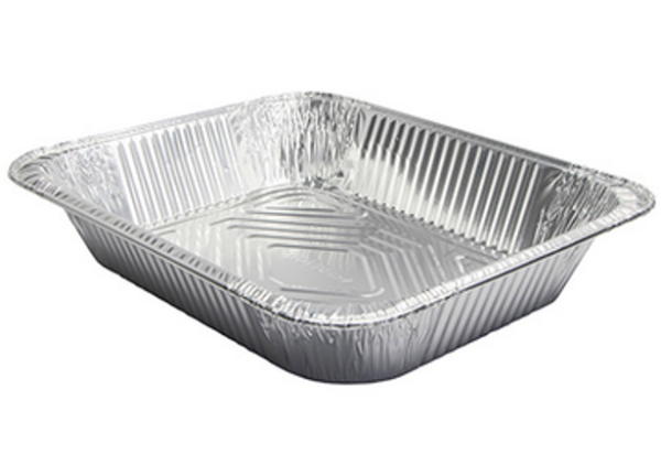 ALUMINUM PAN HALF DEEP 100 PK