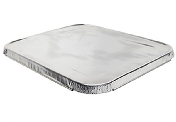 ALUMINUM LID HALF 100 PK