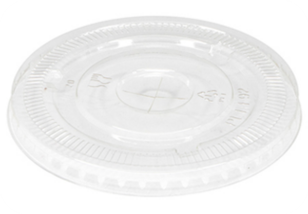 LID 92C 9/12 OZ CLEAR STRAW SLOTTED 92MM