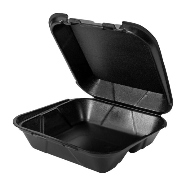 PLATE TO GO FOAM 8X8 1 COMP BLACK